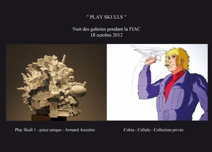 exposition " PLAY SKULLS " Armand Auxiètre Sculptures