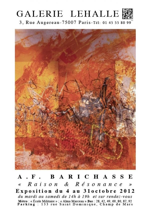 Exposition "Raison & Résonance" de A. F. Barichasse