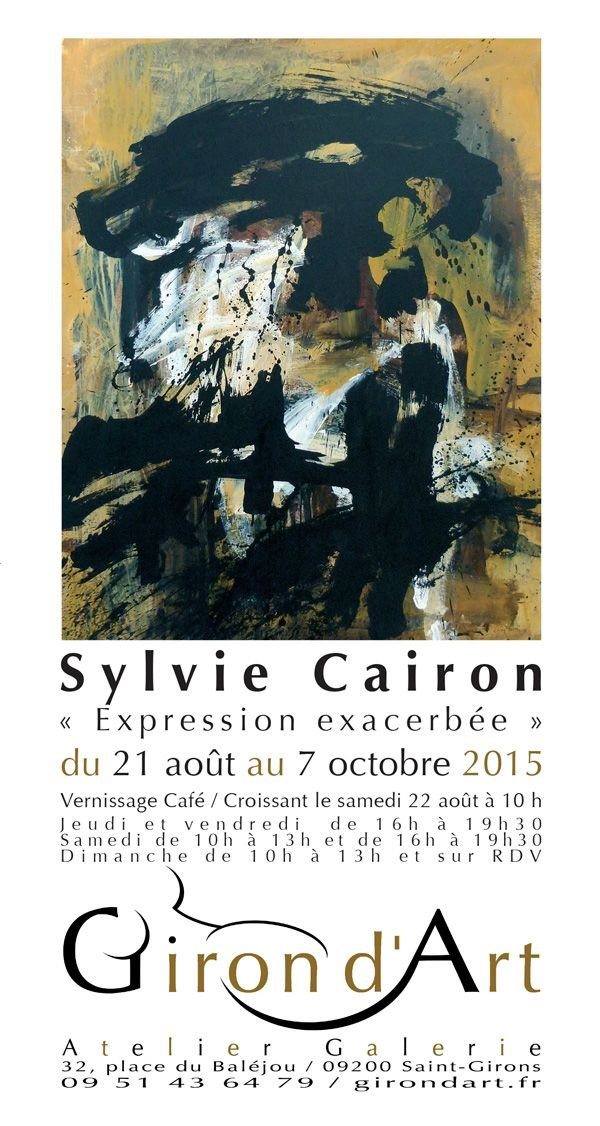 EXPOSITION SYLVIE CAIRON - GALERIE GIRON D'ART