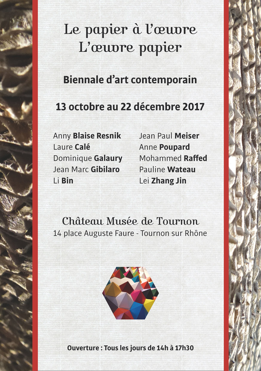 La Biennale du papier au château-musée de Tournon-sur-Rhône