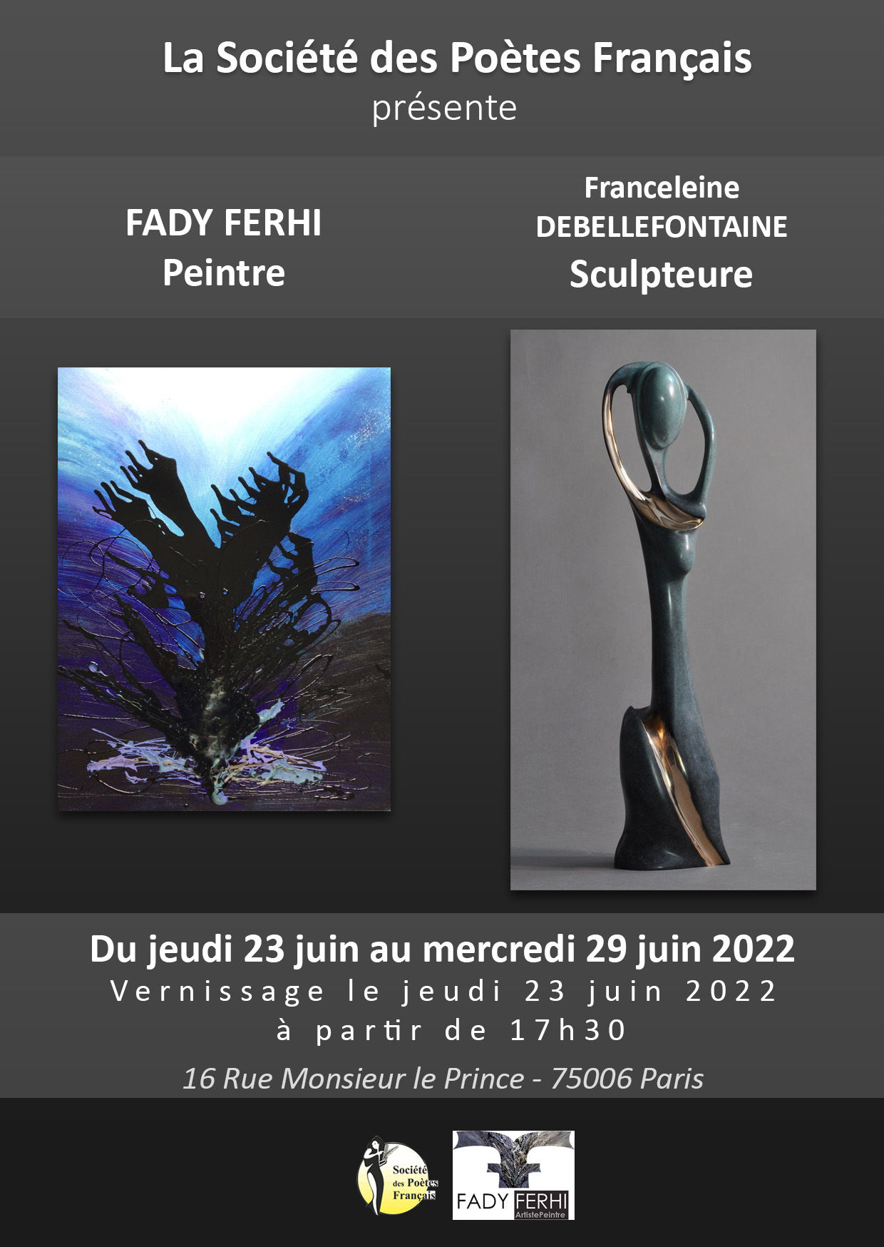 Exposition Fady FERHI  et Franceleine DEBELLEFONTAINE