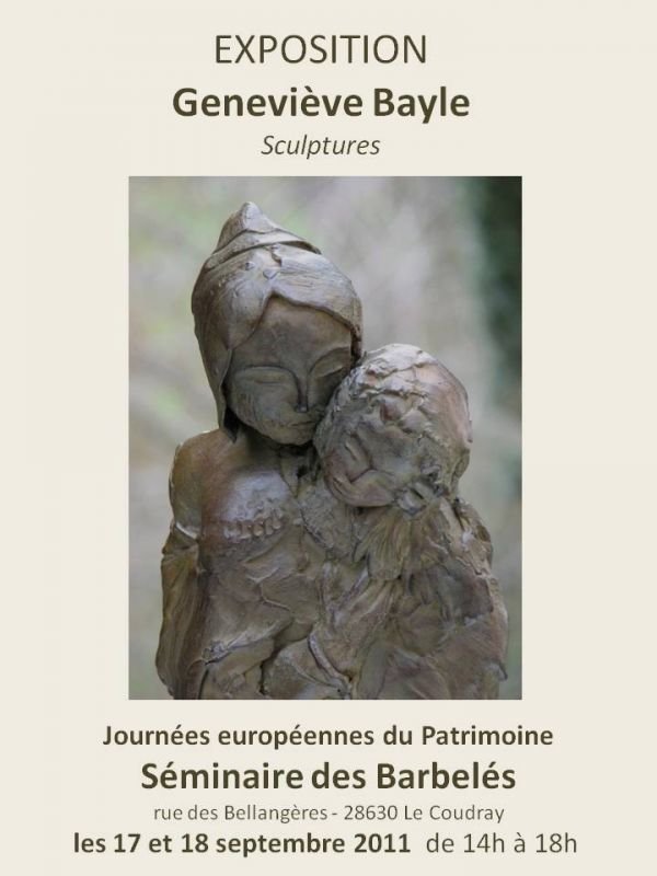 Geneviève Bayle, Sculptures "Journées du Patrimoine"
