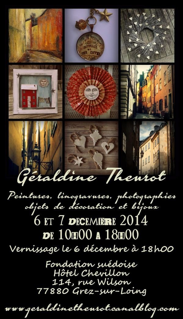 Géraldine Theurot - Exposition de peintures, linogravures, photographies