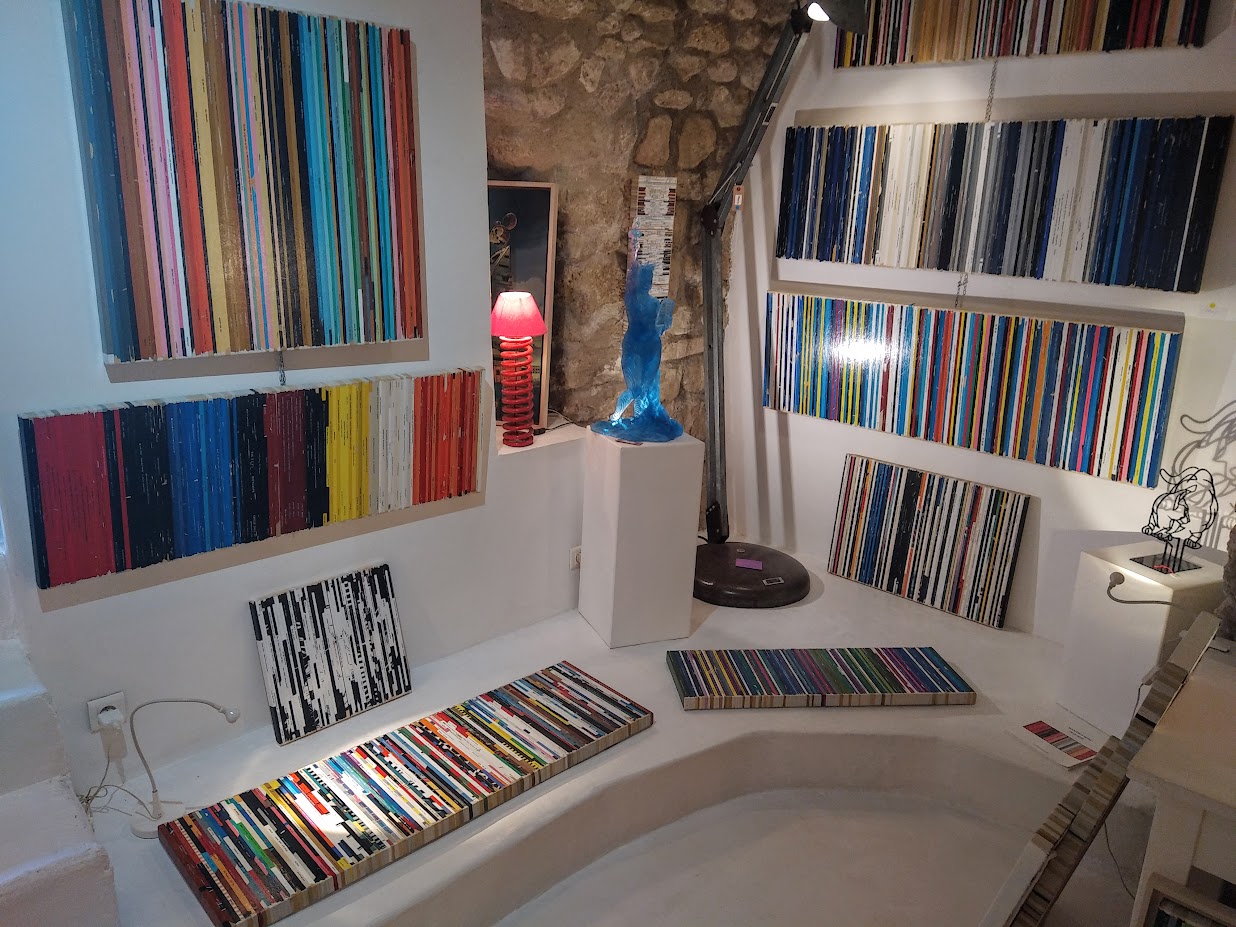 exposition permanente à la galerie le Hangart de Lourmarin