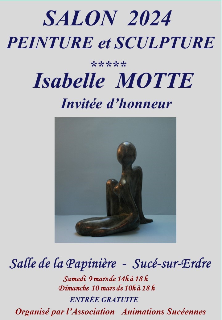 Exposition Salon d'art Invitée d'honneur Isabelle Motte