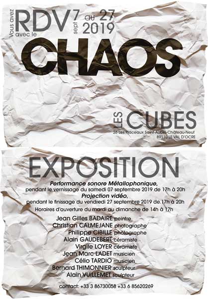 Le CHAOS espace LES CUBES