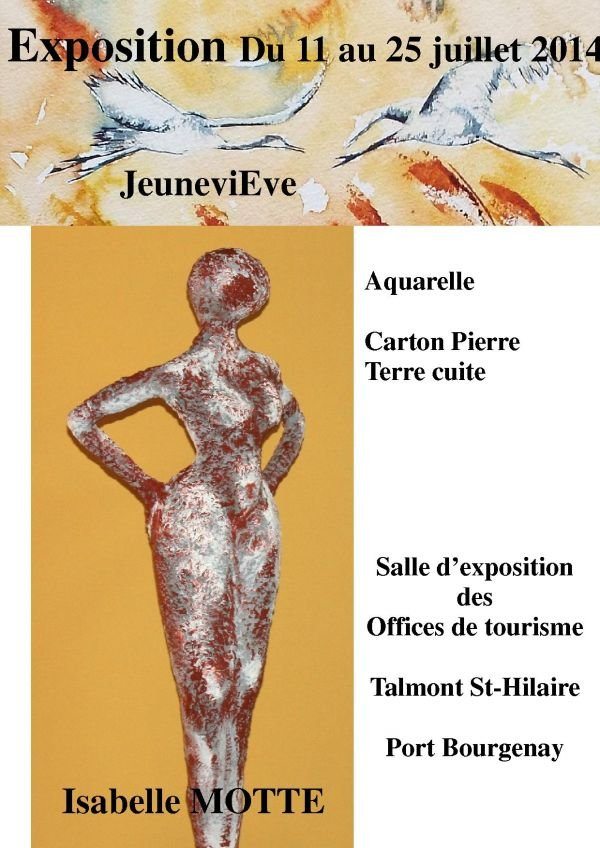 Isabelle MOTTE exposition à Talmont Saint Hilaire