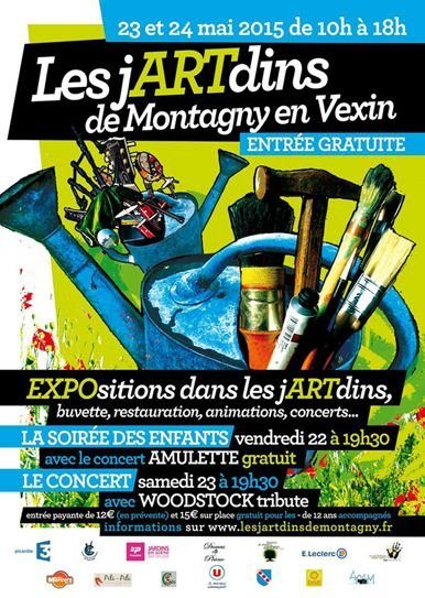 MC PALOMBIT expose - Les jARTdins de Montagny en Vexin -