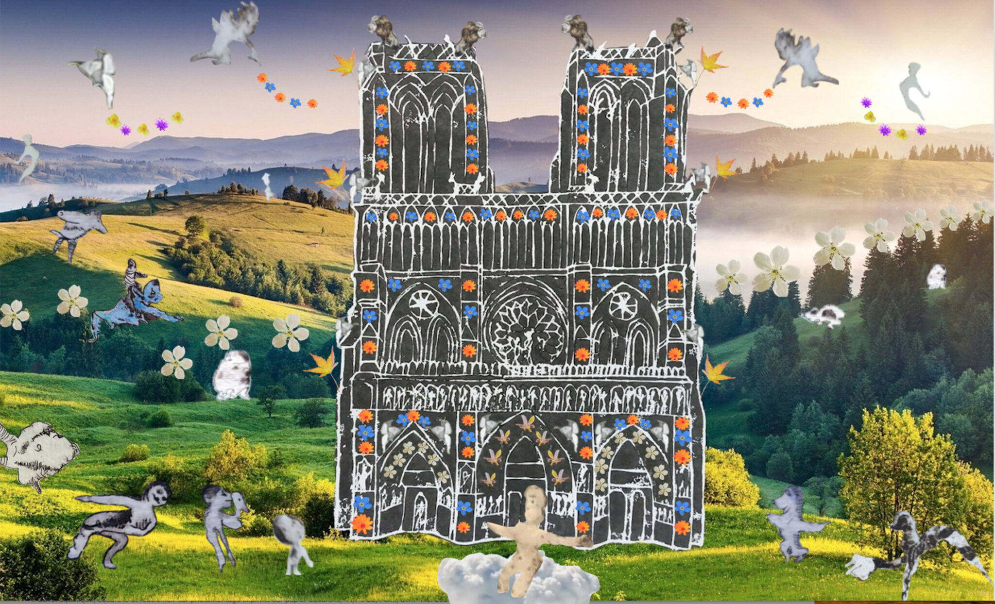 Campagne de prévente par les éditions Maïa pour la publication de mon dernier livre illustré intitulé: 2084, symphonie du nouveau monde monde"