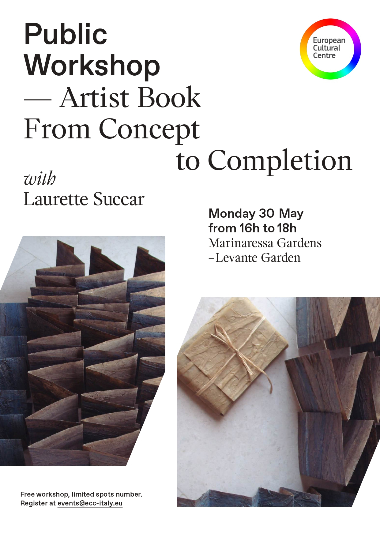 Laurette Succar - Artist Book Workshop 1/  Venice Art Biennial 2022 “Personal Structures”