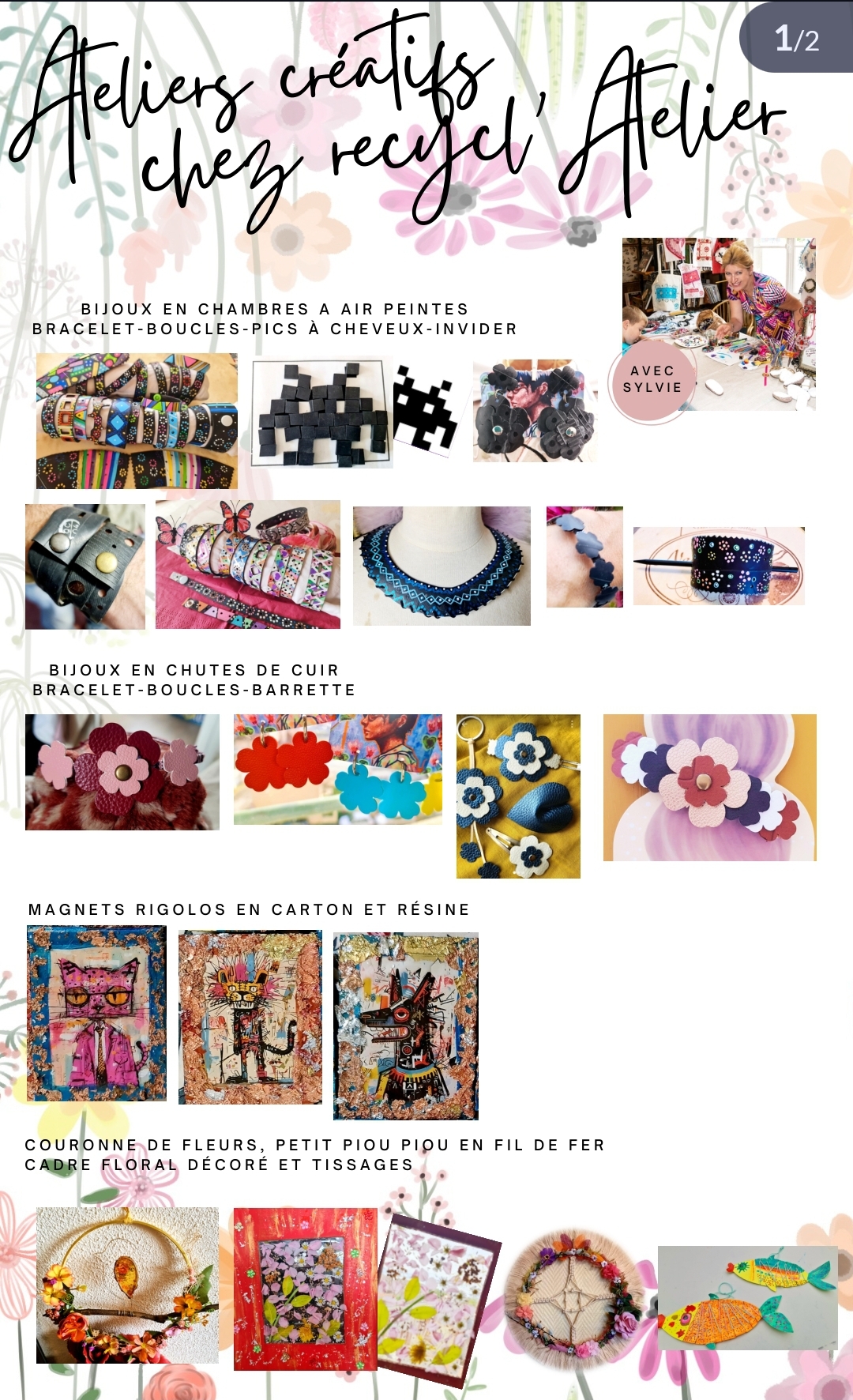 Création d'un bijou ou objet  en matériaux issus du recyclage