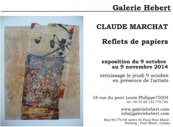Reflets de papiers de Claude Marchat
