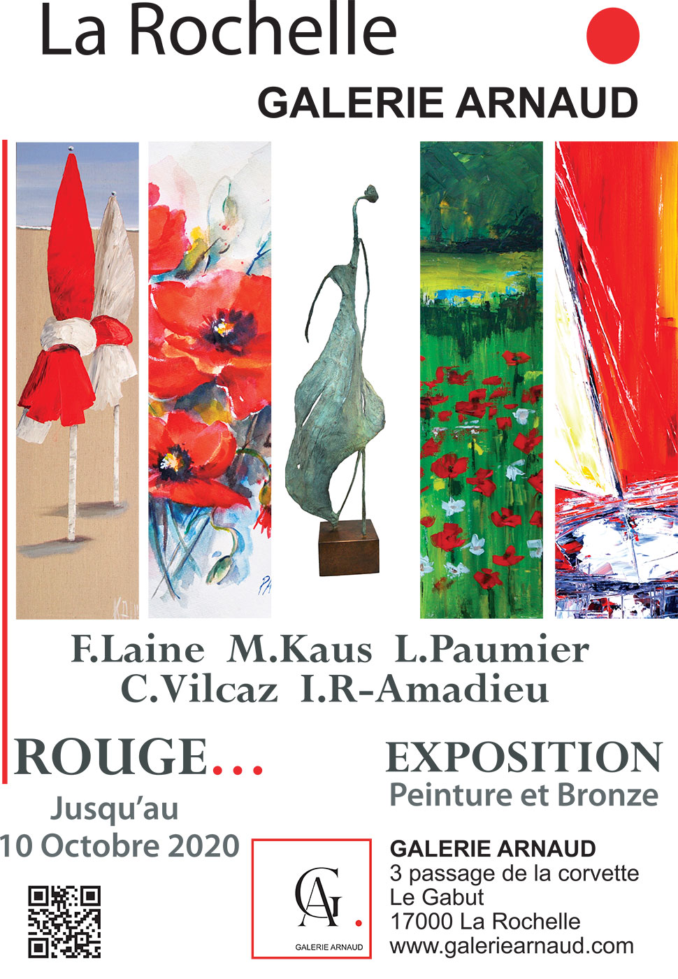 Exposition de peinture "Le Rouge"