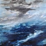 La passe du vent Huile sur toile 80 x 60 cm
