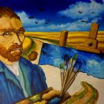 J\'AI PEINT VANGOGH EN TRAIN DE PEINDRE par Sylvain CHETAILLE