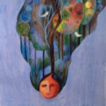Visage forêt