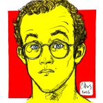Keith Haring - Portrait -  Christophe lardot
