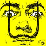 Salvador Dali - Portrait- Christophe Lardot