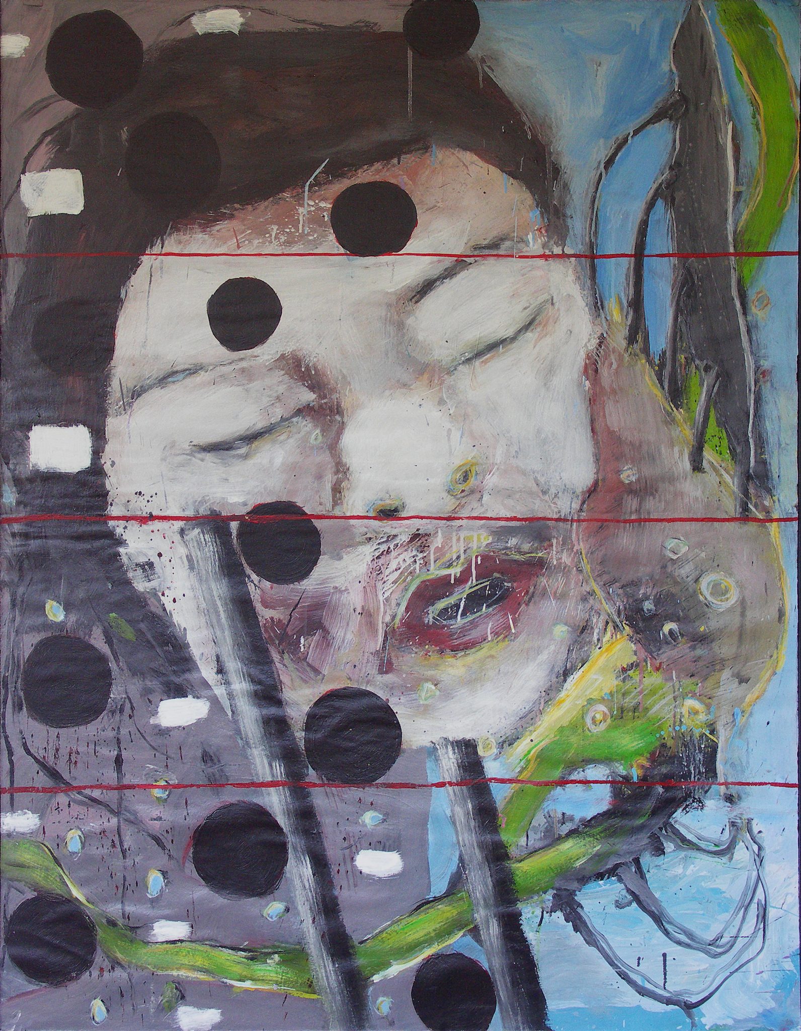 archeologie-dune-fille-de-gaza-1-serie-acryliqur-sur-papier-149-cm-x-114-cm2011-2