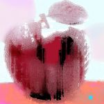 Grosse pomme ,givrée (2023) par Ferrero-Paingt
