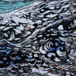 Vagues 30 x 20 cm 2024
