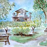 Jardin et glycine