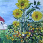 tournesol et fleur sauvage 1 par DUFOSSE JEROME