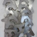 T237sculpture murale aluminium 175x124