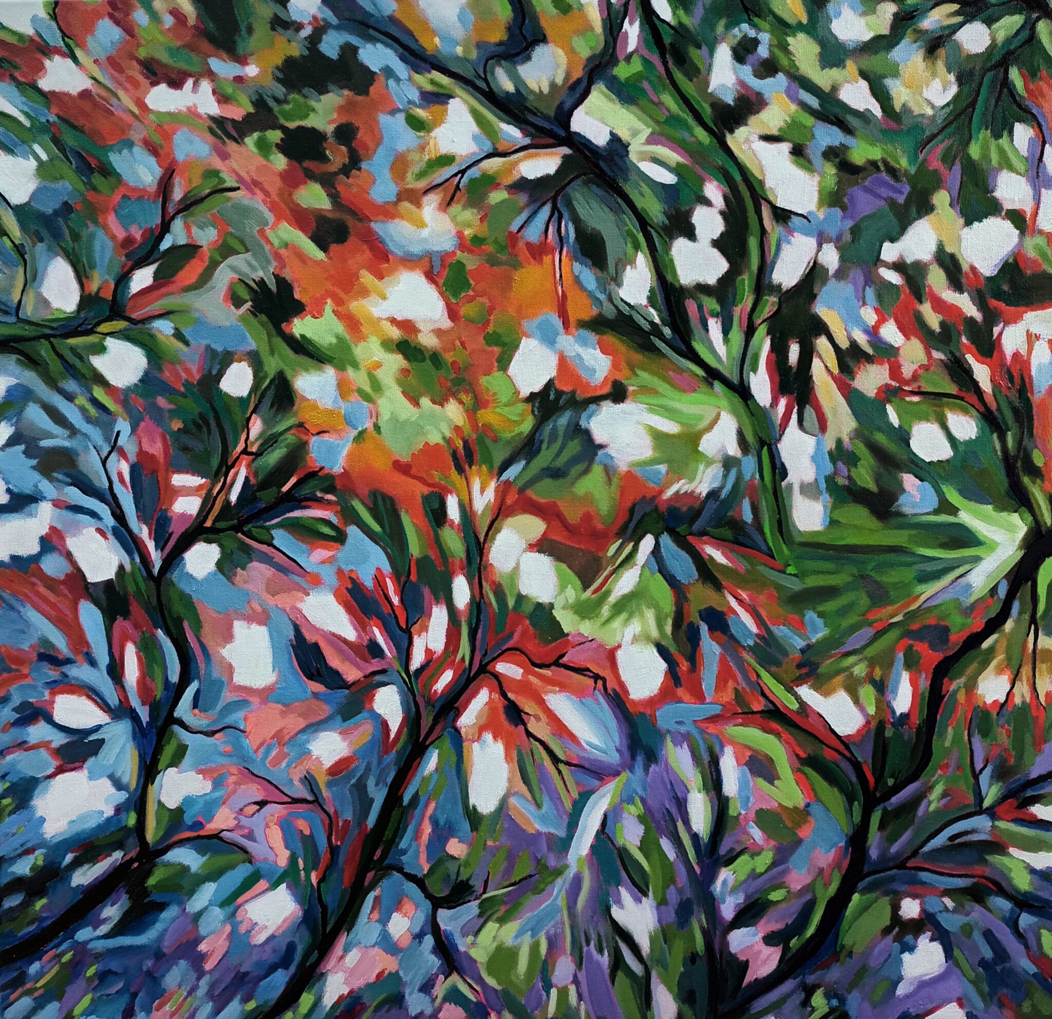 arborescence-1-huile-sur-toile-80x80cm