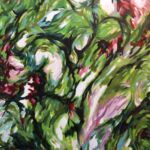 ECLOSION 1, huile sur toile, 70x100cm