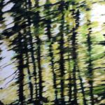 EN ROULANT 1, huile sur toile, 80x120cm