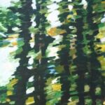 EN ROUTE 1, huile sur toile, 50x100cm