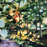FIN DE JOURNEE 2, huile sur toile, 60x80cm
