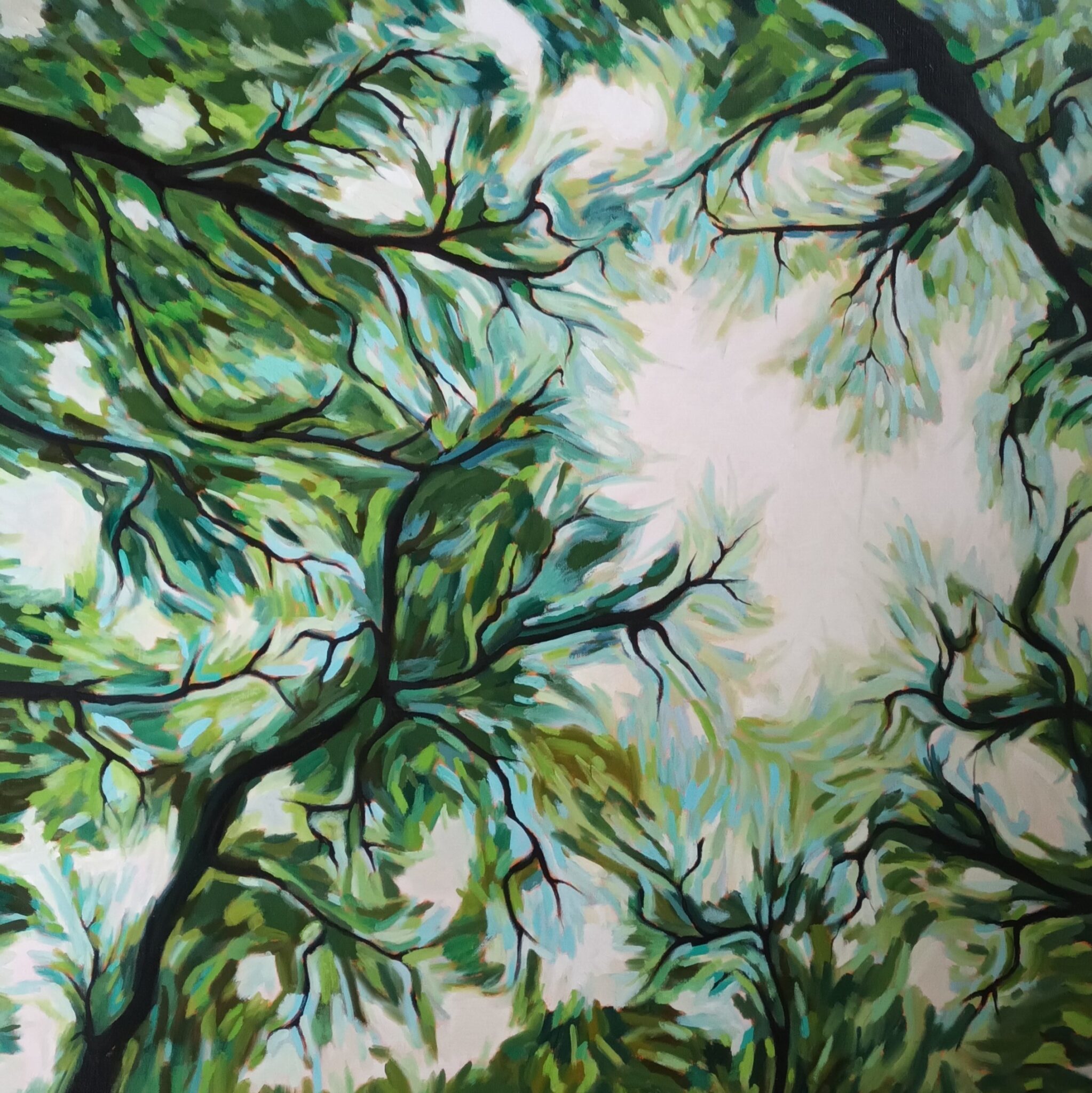 le-nez-en-l-air-1-huile-sur-toile-80x80cm
