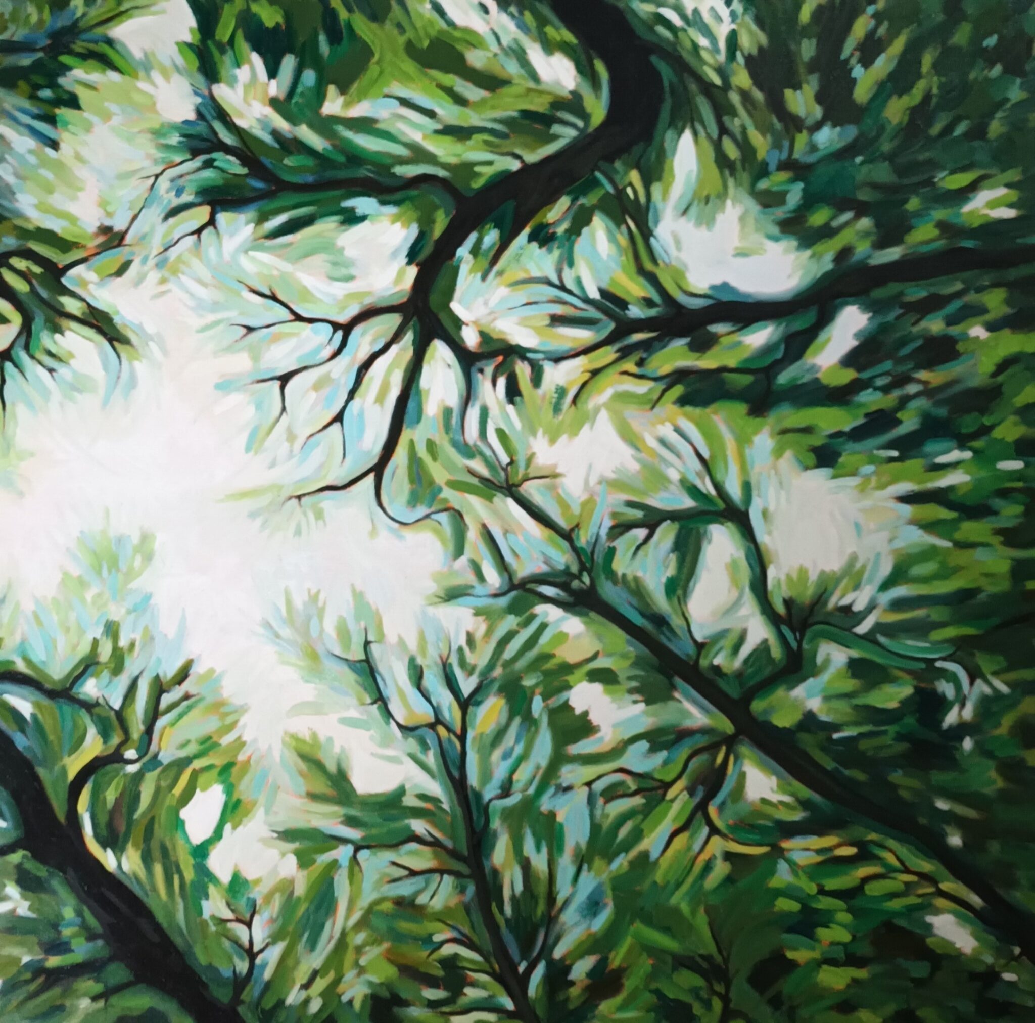 le-nez-en-l-air-2-huile-sur-toile-80x80cm