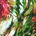 LUMIERE DIFFRACTEE, huile sur toile, 80x120cm