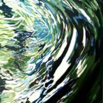 WATER 1, huile sur bois, 60x80cm