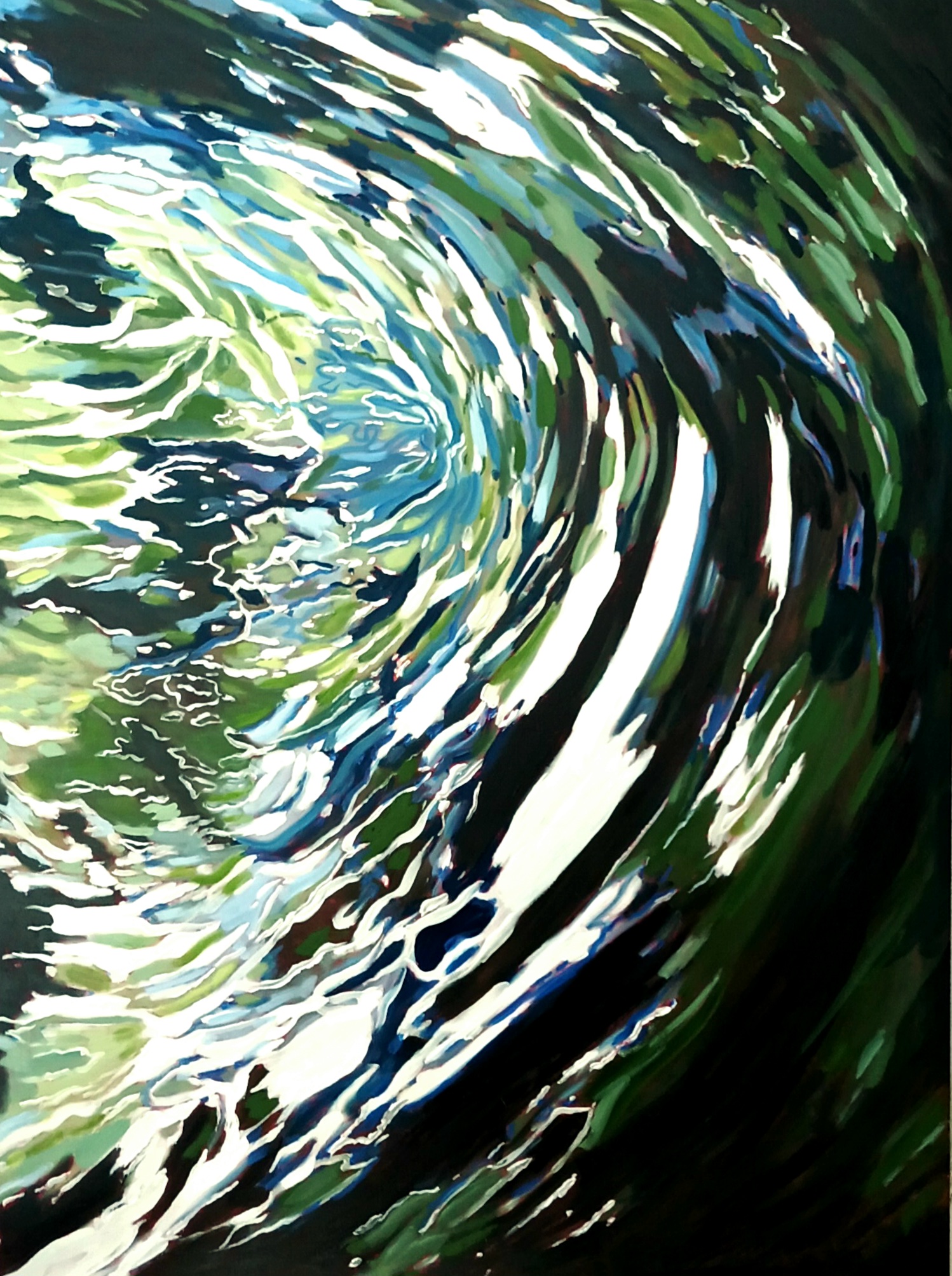 water-1-huile-sur-bois-60x80cm