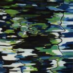 WATER 3, huile sur bois, 60x120cm
