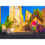 Croix-Rousse . Escalier graffiti