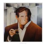 Homme au café par christophe kro