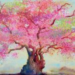La vie en rose 100x80cm tech