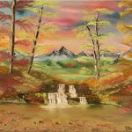 Paysage arc en ciel