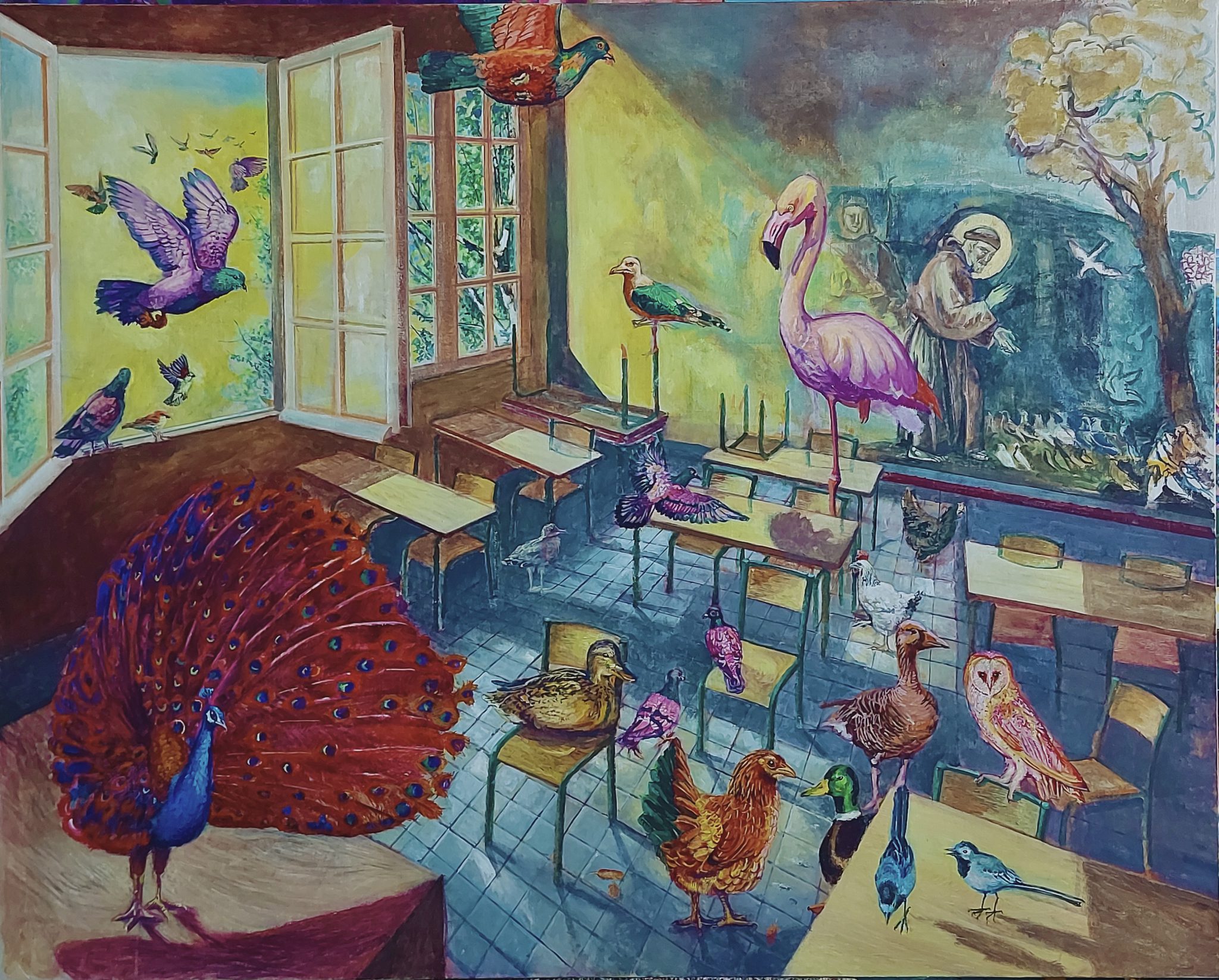 marc-goldstain-ils-arrivent-tempera-sur-lin-130-x-162-cm