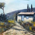 Bastide provençale par Gabriel LAMPS