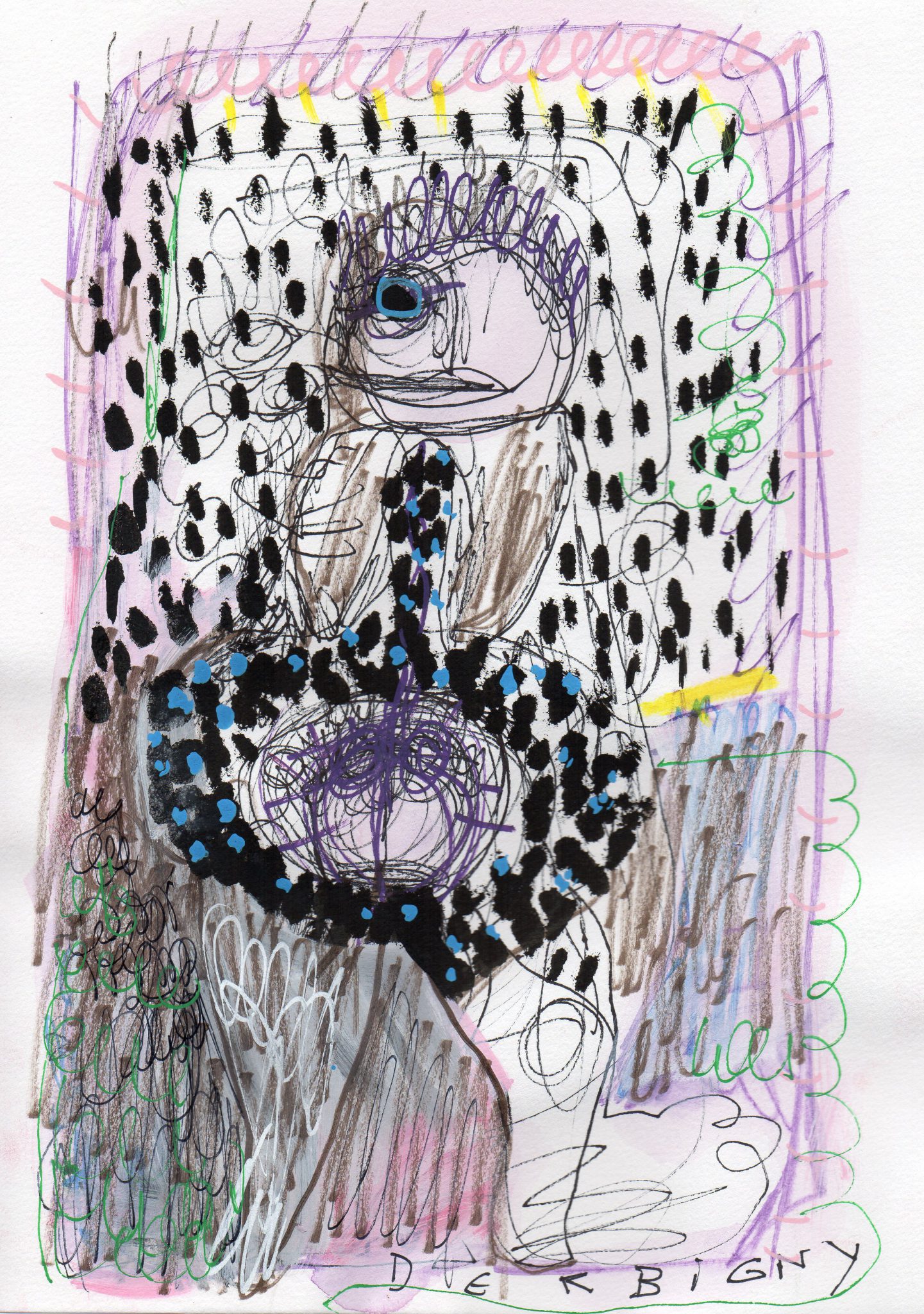 venus-a-pois-noirs-et-bleus