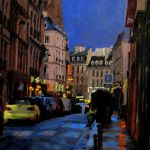 Crépuscule rue Mazarine