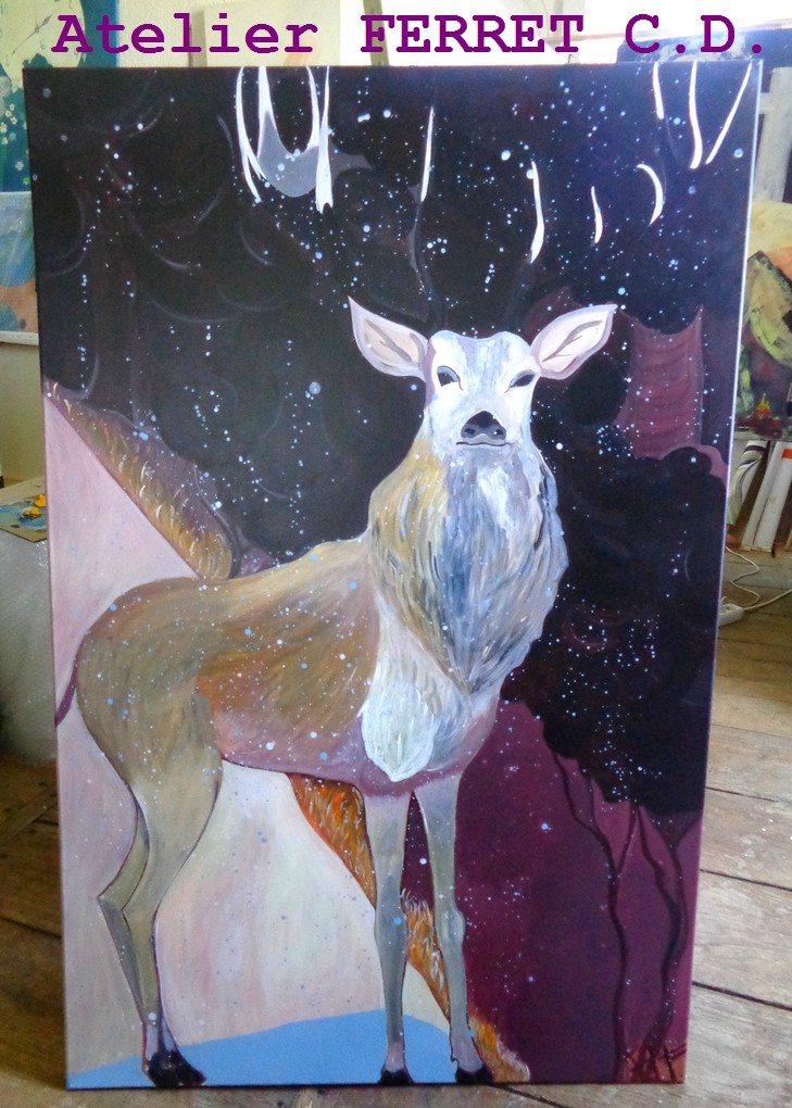 le-cerf-et-ses-compagnons-de-route