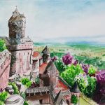 Du haut du Haut-Koenigsbourg, Alsace par MARINE SANSAS