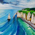 Cotes d'albatres, Etretat par MARINE SANSAS